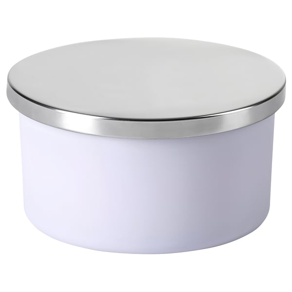 Round GOLIATTUJA candle in glass, lavender scent.