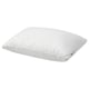 A white gronamarant pillow with soft dobby cotton fabric, featuring double piping for comfort and support.