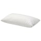 Option: The GRÖNAMARANT pillow is a white, rectangular, supportive pillow with a soft cotton cover and a fluffy filling, perfect for side or back sleepers.