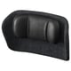 Black GRÖNFJÄLL office chair cushion with lumbar support and ergonomic design.