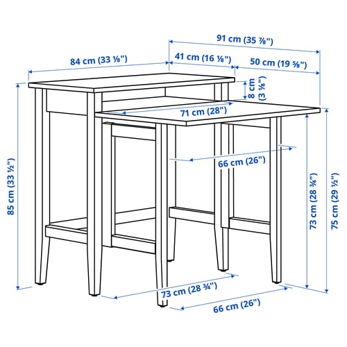 GULLABERG / ALEFJÄLL Desk and chair