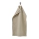 GULLDYNA, beige waffle towel, hanging on hook, 100% cotton, rectangular.