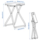 Illustration with measurements for the product: GUNDE.