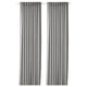 GUNNLAUG curtains, grey, recycled polyester, noise-reducing.