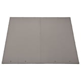 GUNNÖN canopy fabric: light grey, rectangular, mesh design, recycled polyester.