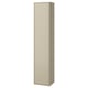Option: HAVBÄCK High cabinet with door, beige, 40x35x195 cm