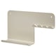 Beige metal wall organizer HAVREKROSS with hooks for small items.