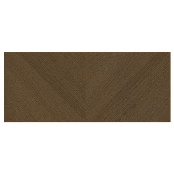 HEDEVIKEN Drawer front, brown stained oak veneer, 60x26 cm