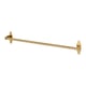 Gold HULTARP rail for hanging kitchen accessories.