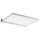 Option: Silver IRSTA led light - modern, square design with aluminum & acrylic for shadow-free light.