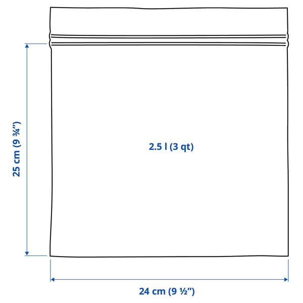 Illustration with measurements for the product: ISTAD.