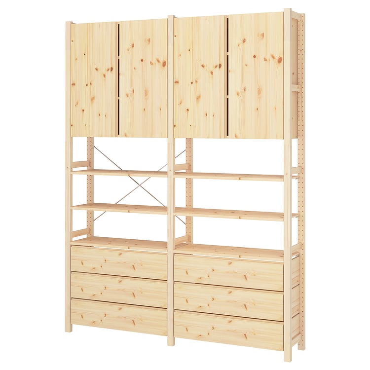 IVAR Shelving unit w pine IKEA Sweden