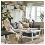 JÄRNVÄG Rug, low pile, ornament pattern beige/dark beige, 200x300 cm