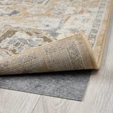 JÄRNVÄG Rug, low pile, ornament pattern beige/dark beige, 133x195 cm