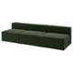JÄTTEBO 4,5-seat modular sofa, Johanneshov dark green