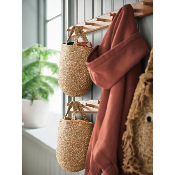 KÄLKEN Hanging basket, jute