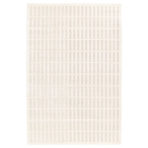 KANARIEPALM Rug, low pile, off-white, 200x300 cm