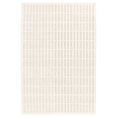 KANARIEPALM Rug, low pile, off-white, 200x300 cm