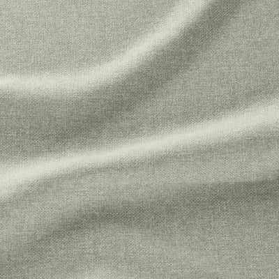 Textured grey fabric, slightly wrinkled with varied stitching patterns, showcasing high-quality material with a mélange effect.