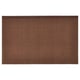 Brown rectangular woven doormat with a textured pattern. Made from recycled polyester for durability.