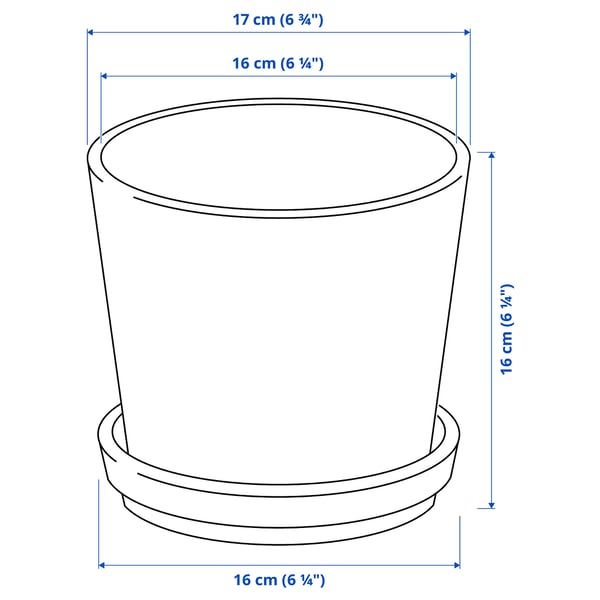 Illustration with measurements for the product: KLARBÄR.