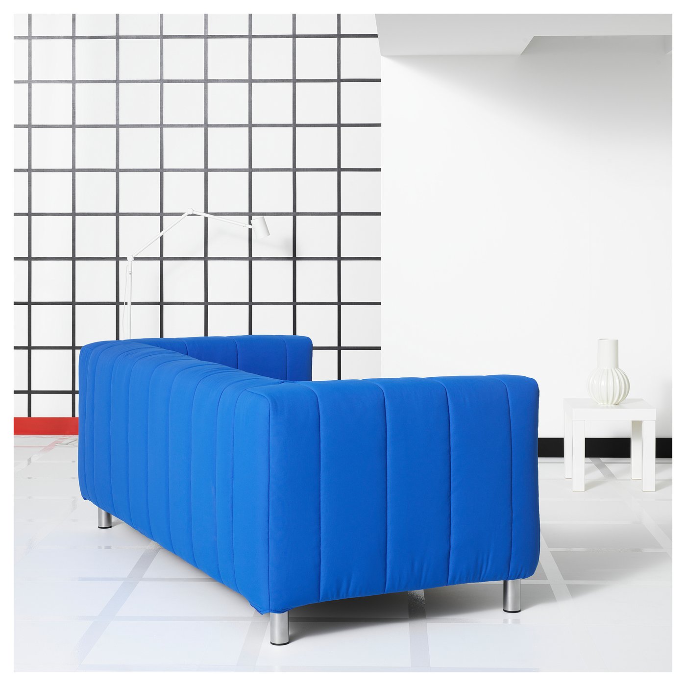 KLIPPAN cover for 2-seat sofa, Långban bright blue - IKEA Sweden