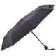 Black KNALLA umbrella, compact, sturdy, recycled polyester.