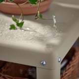 KOLBJÖRN Shelving unit, beige outdoor/indoor, 80x45 cm