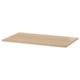 KOMPLEMENT shelf, light brown, rectangular, flat, minimalist design.