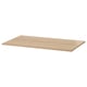 KOMPLEMENT shelf, light brown, rectangular, flat, minimalist design.