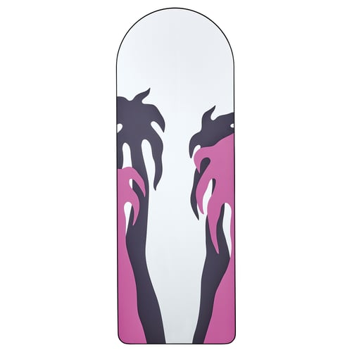 KONSTRUNDA Mirror, black, 60x170 cm