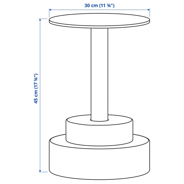 Illustration with measurements for the product: KONSTRUNDA.
