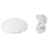 KOPPLA white cord holder, electrical, cylindrical.