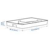 Illustration with measurements for the product: KUGGIS.