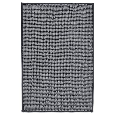 KUSTBEVAKARE Bath mat, grey, 40x60 cm