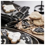 KUSTFYR Pastry cutter, set of 3, mixed shapes stainless steel