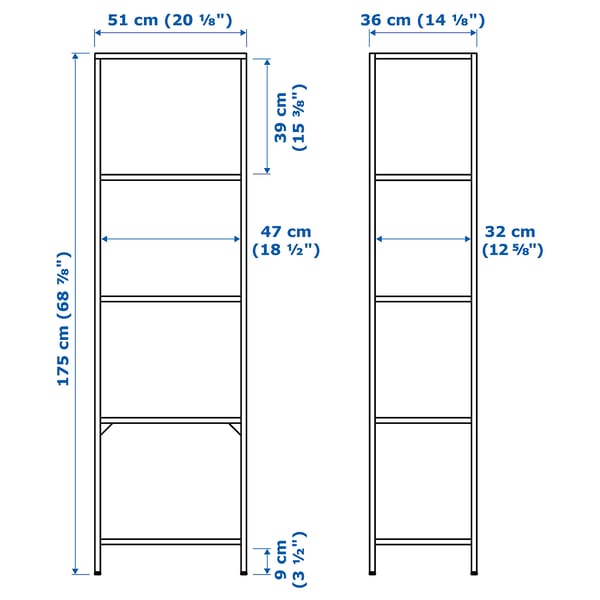 Illustration with measurements for the product: LAGKAPTEN/ELDBERGET.