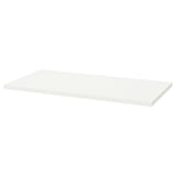 LAGKAPTEN / KRILLE Desk, white/black, 120x60 cm