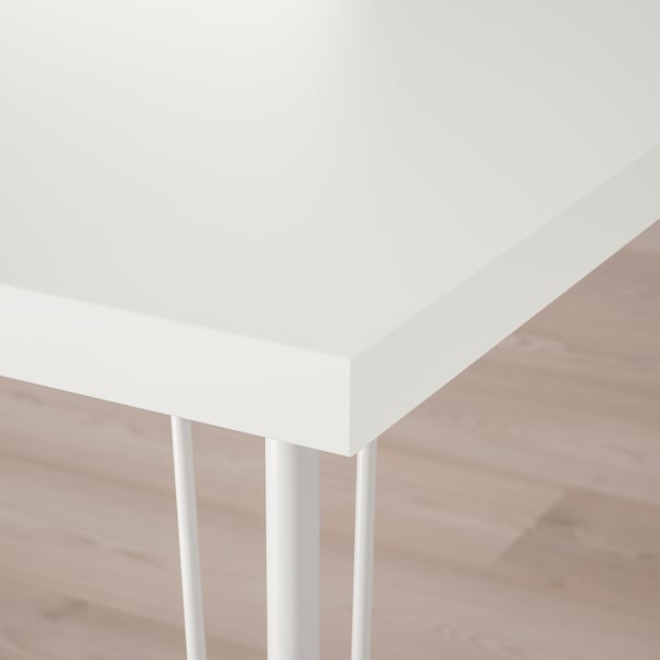 LAGKAPTEN / KRILLE Desk, white, 120x60 cm