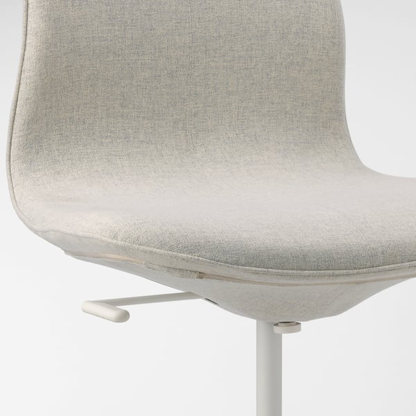 Office chair with height and tilt adjust, lumbar support visible.