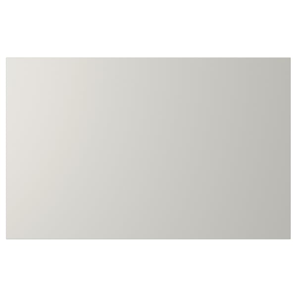 LAPPVIKEN light grey storage front, sleek design, paper foil & particleboard.