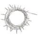 Led light chain circle, white, flexible, polycarbonate.