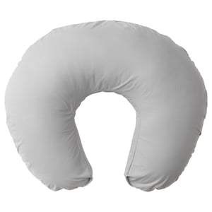 Grey u-shaped nursing pillow