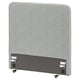 LJUSFJÄLLET Headboard, incl leg/Tibbleby beige/grey, 90 cm