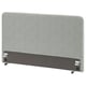 LJUSFJÄLLET Headboard, incl leg/Tibbleby beige/grey, 160 cm