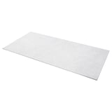 LOCKEBO white recycled glass worktop, sleek, rectangular, seamless design.