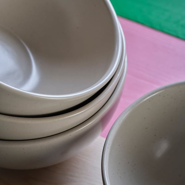 MÄVINN Salad bowl, ceramic, 20 cm