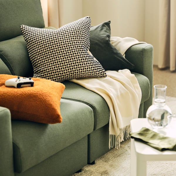 MALMKÖPING 2-seat sofa, Tibbleby grey-green