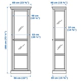 Illustration with measurements for the product: MALSJÖ.