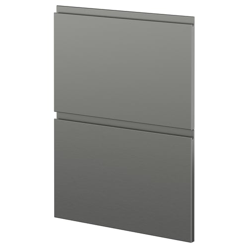 METOD 2 fronts for dishwasher, Voxtorp stainless steel effect, 60 cm